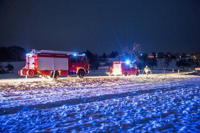 Althuette-Kallenberg: Brand eines Reisighaufens im Wald